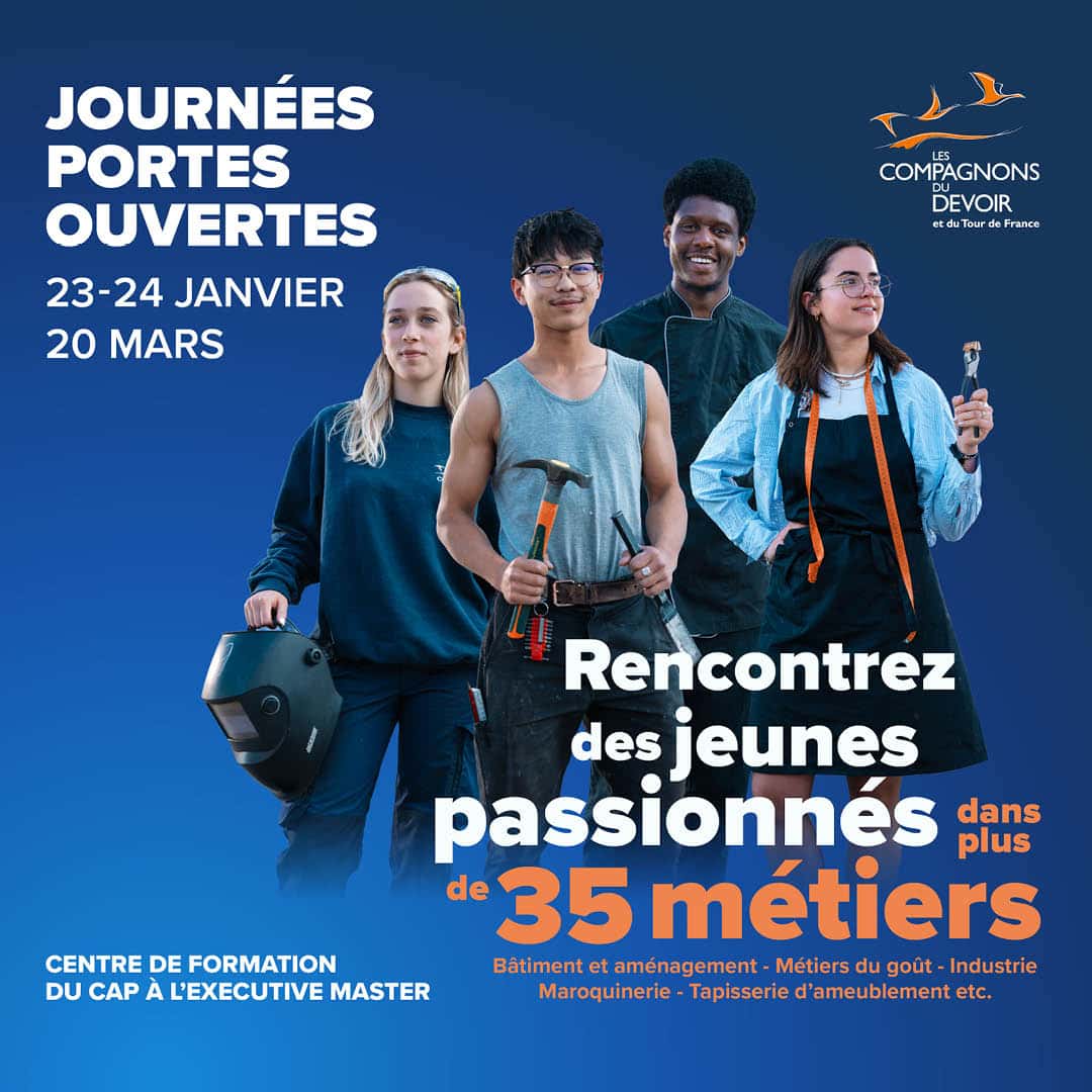 dates journées portes ouvertes des compagnons du devoir